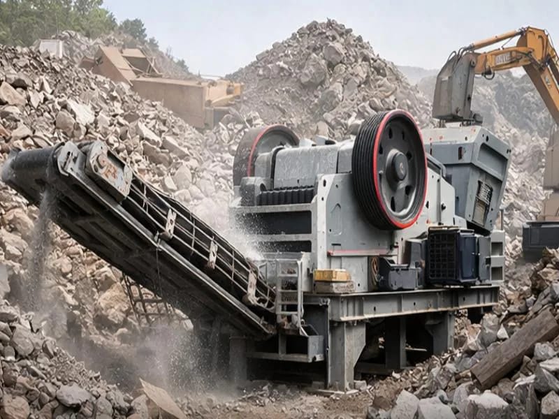 Illustrative equipment: Jaw, Gyratory, Cone & Vertical Crushers